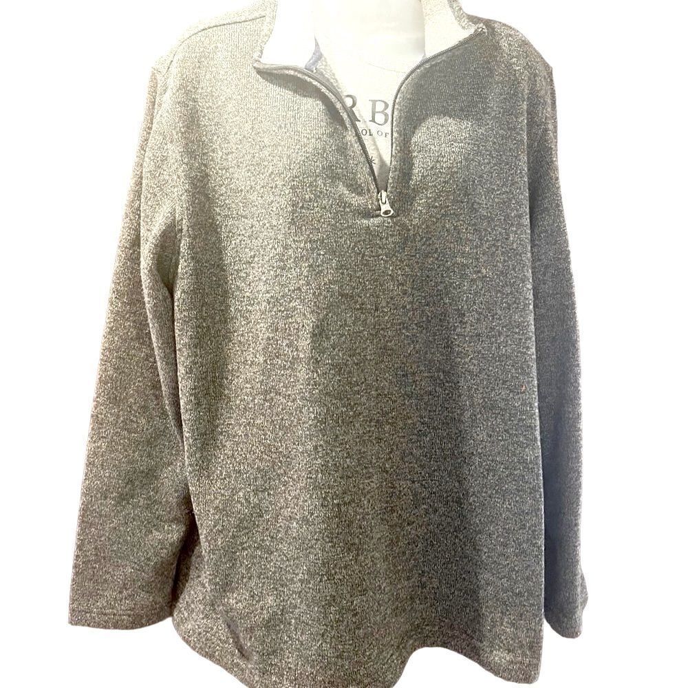 Izod quarter zip sweater fleece